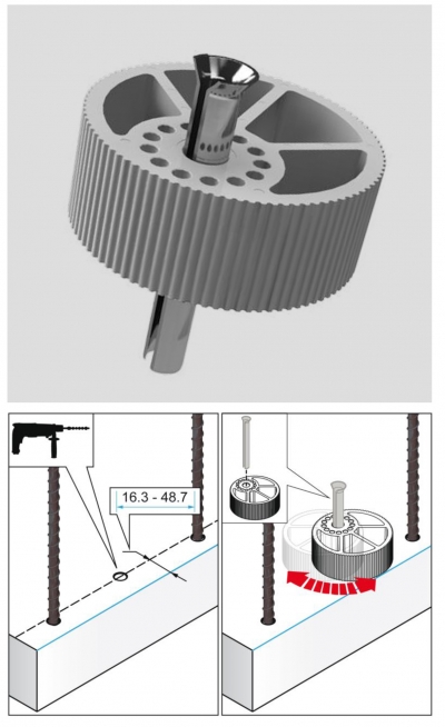 Abschlaghalterung RISA EXCENTER